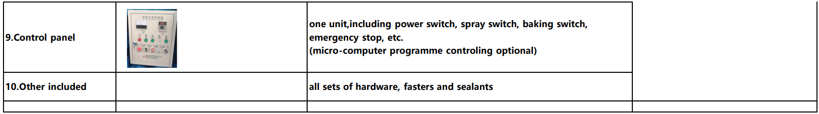 Thermal car diesel Heating System Paint Booth